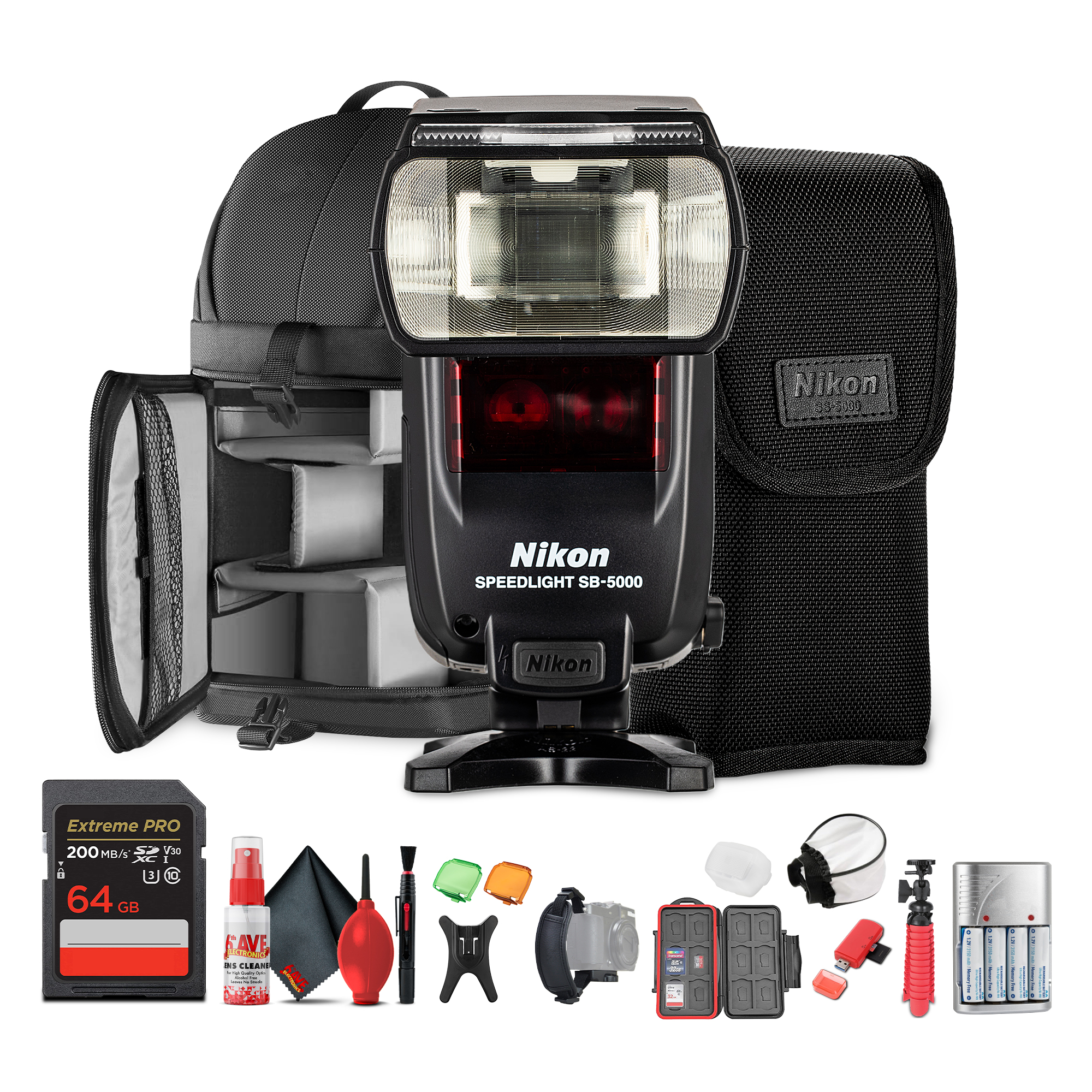 Nikon SB-5000 AF Speedlight Flash, i-TTL, Radio and Optical