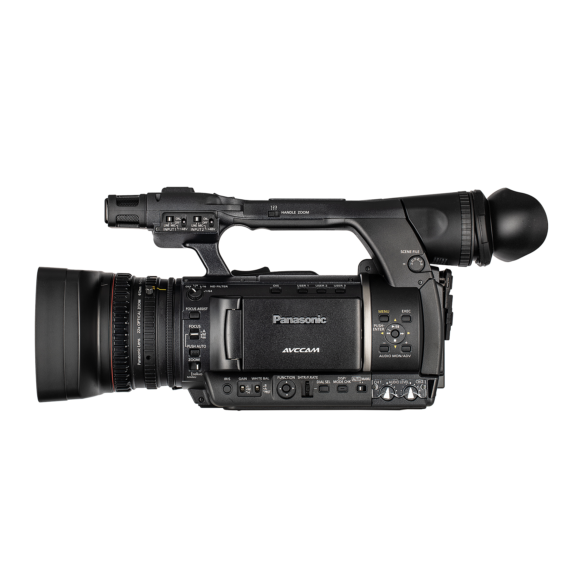 Panasonic AG-AC160 AVC CAM HD Camcorder– Dual SD Card Slots