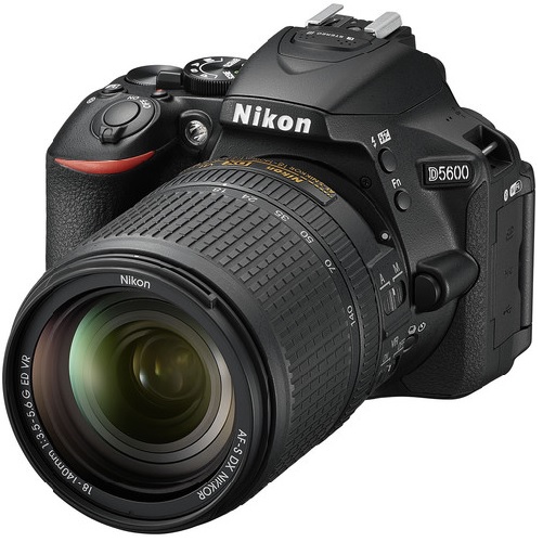 Nikon D5600 DSLR Camera (Body Only) (Intl Model) Includes 64GB