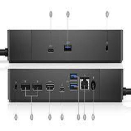 Dell WD19 180W Docking Station (130W Power Delivery) USB-C, HDMI, Dual ...