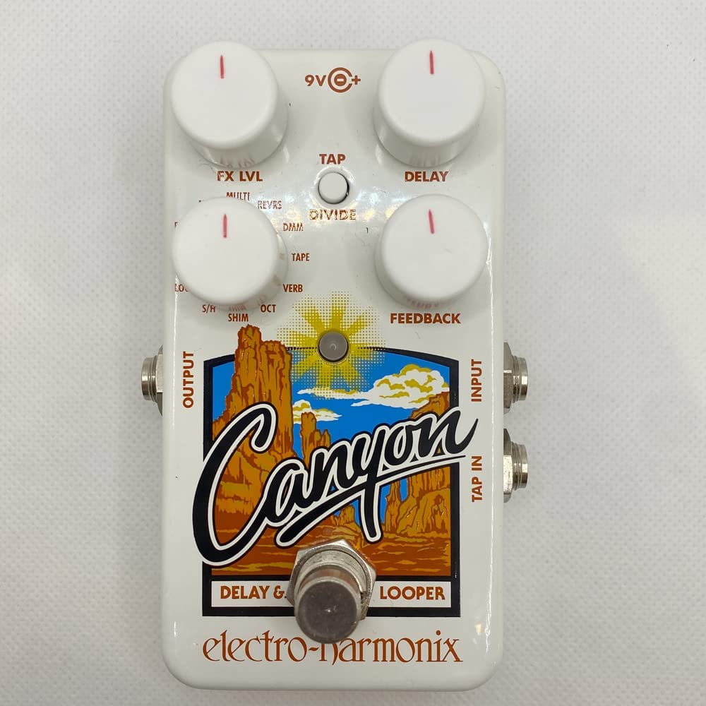 Electro Harmonix Canyon Delay and Looper,White,