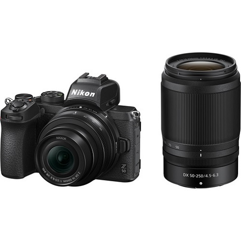 mijn Afgekeurd Stapel Nikon Z 50 20.9MP with 16-50mm + 50-250mm Lenses Kit Mirrorless Camera –  6ave Electronics