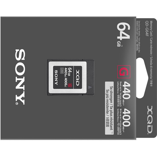 Sony Professional XQD G Series 64GB Memory Card (QDG64E/J