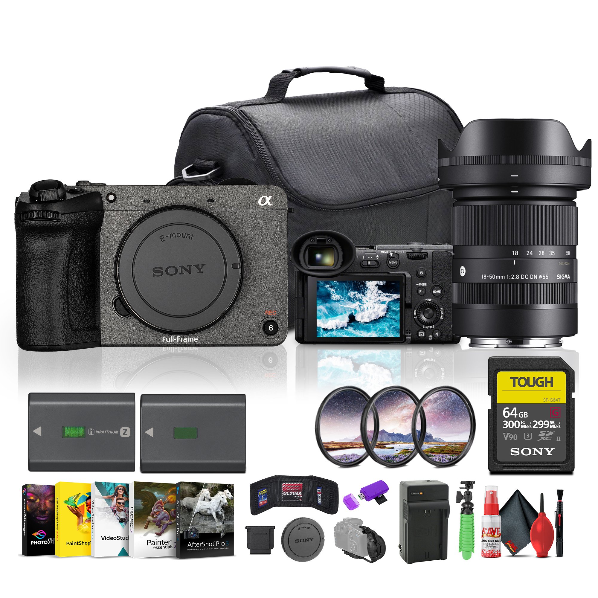 Sony FX2 Compact Cinema Camera – Full-Frame 4K, Internal ND, Fast Autofocus +