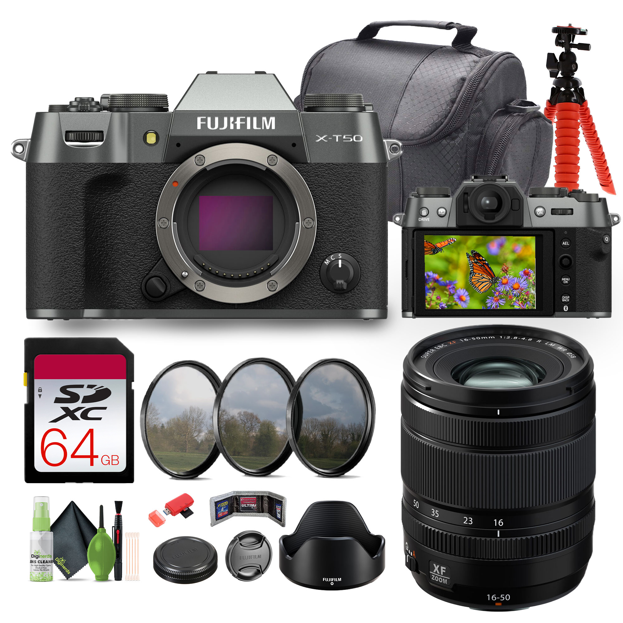 FUJIFILM XF 16-50mm f/2.8-4.8 R LM WR Lens + FUJIFILM X-T5 
