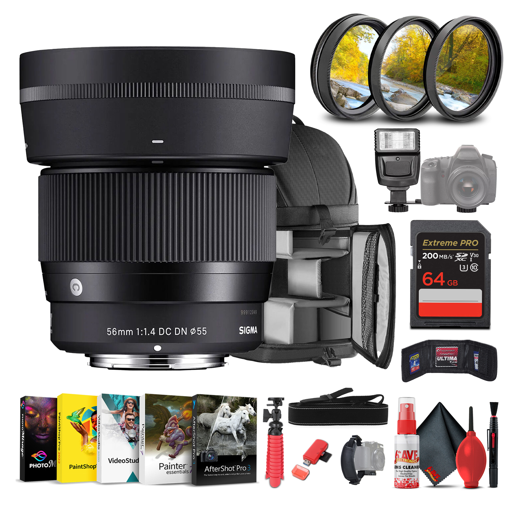 Современный объектив Sigma 56mm f/1.4 DC DN (Canon RF)
