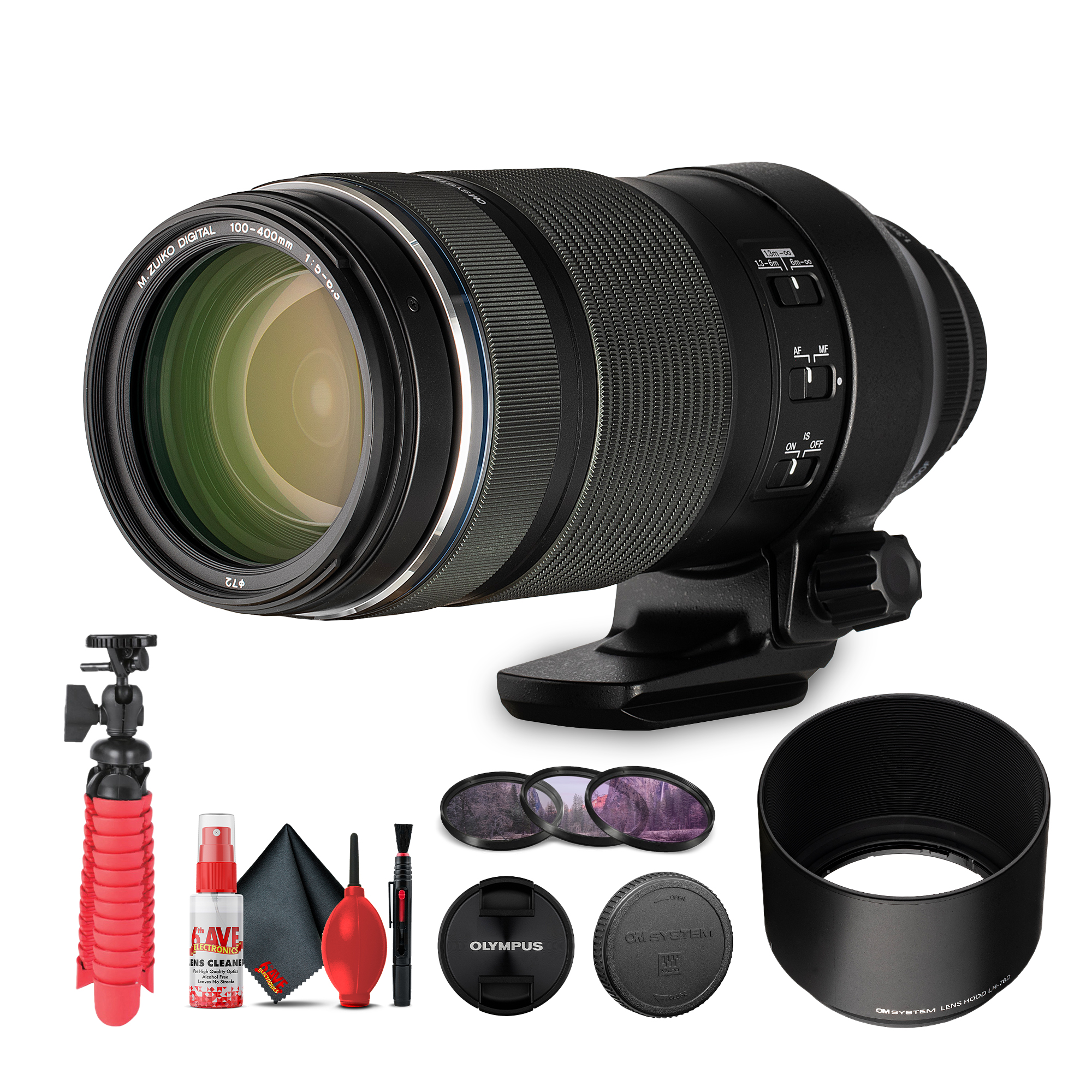 オリンパス M.ZUIKO DIGITAL ED 100-400mm Olympus M.Zuiko Digital ED 100-400mm f/5-6.3 IS Lens Bundle | eBay