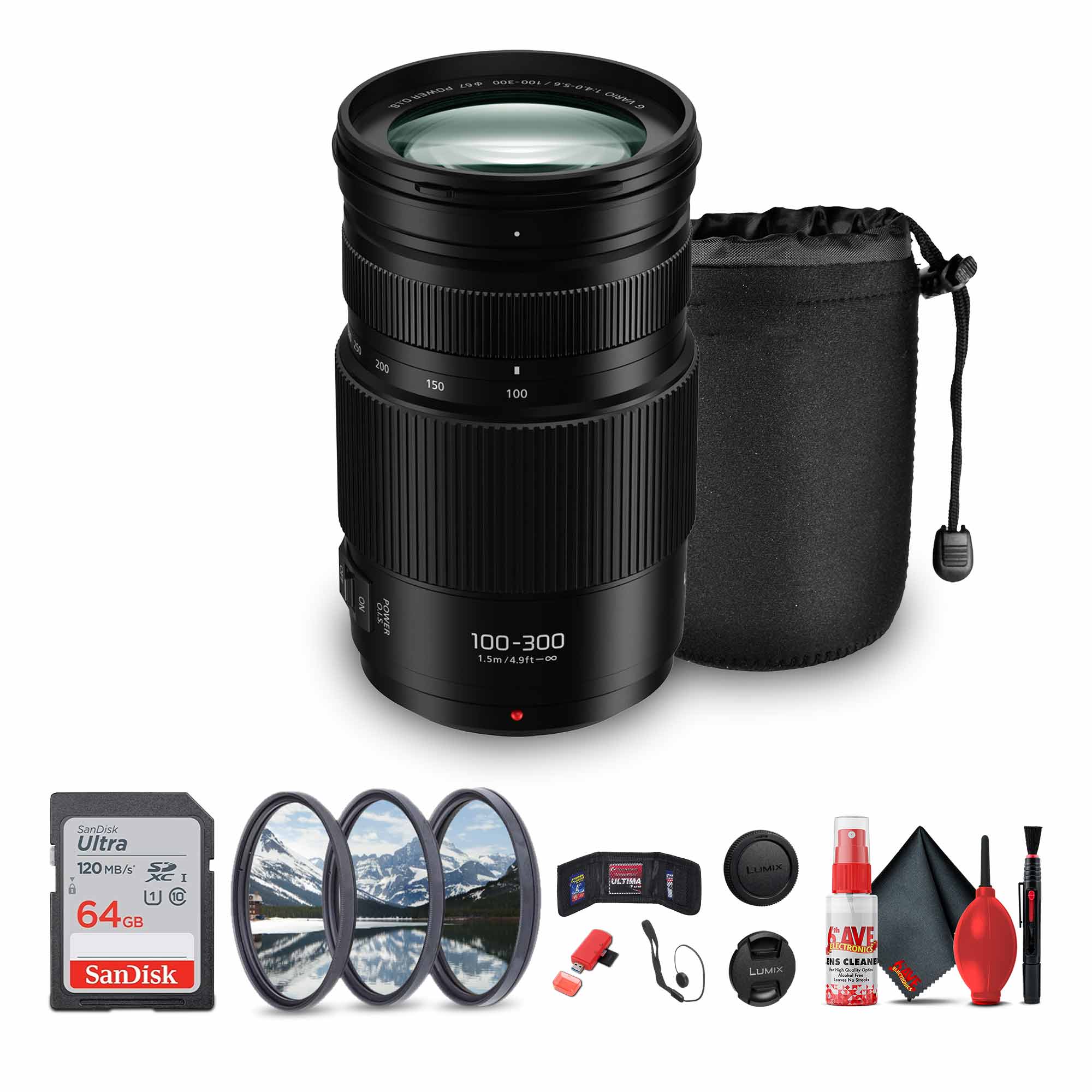 Panasonic Lumix G Vario 100-300mm f/4-5.6 II POWER O.I.S. Lens