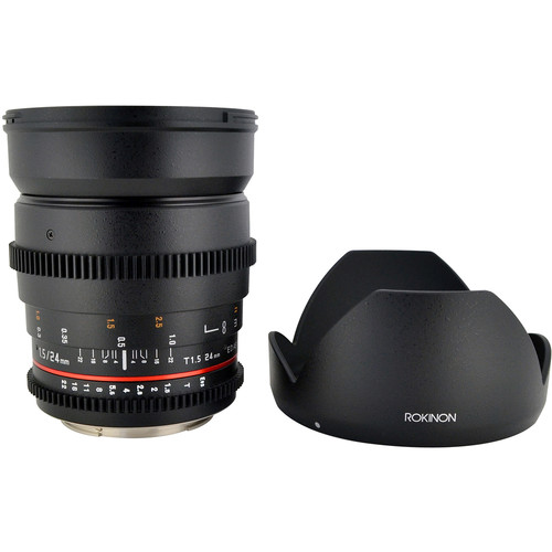レンズ(単焦点) Rokinon 24mm t1.5 for Sony E-Mount Amazon.com : Rokinon 24mm T1.5 Cine DS Lens for Canon EF : Electronics