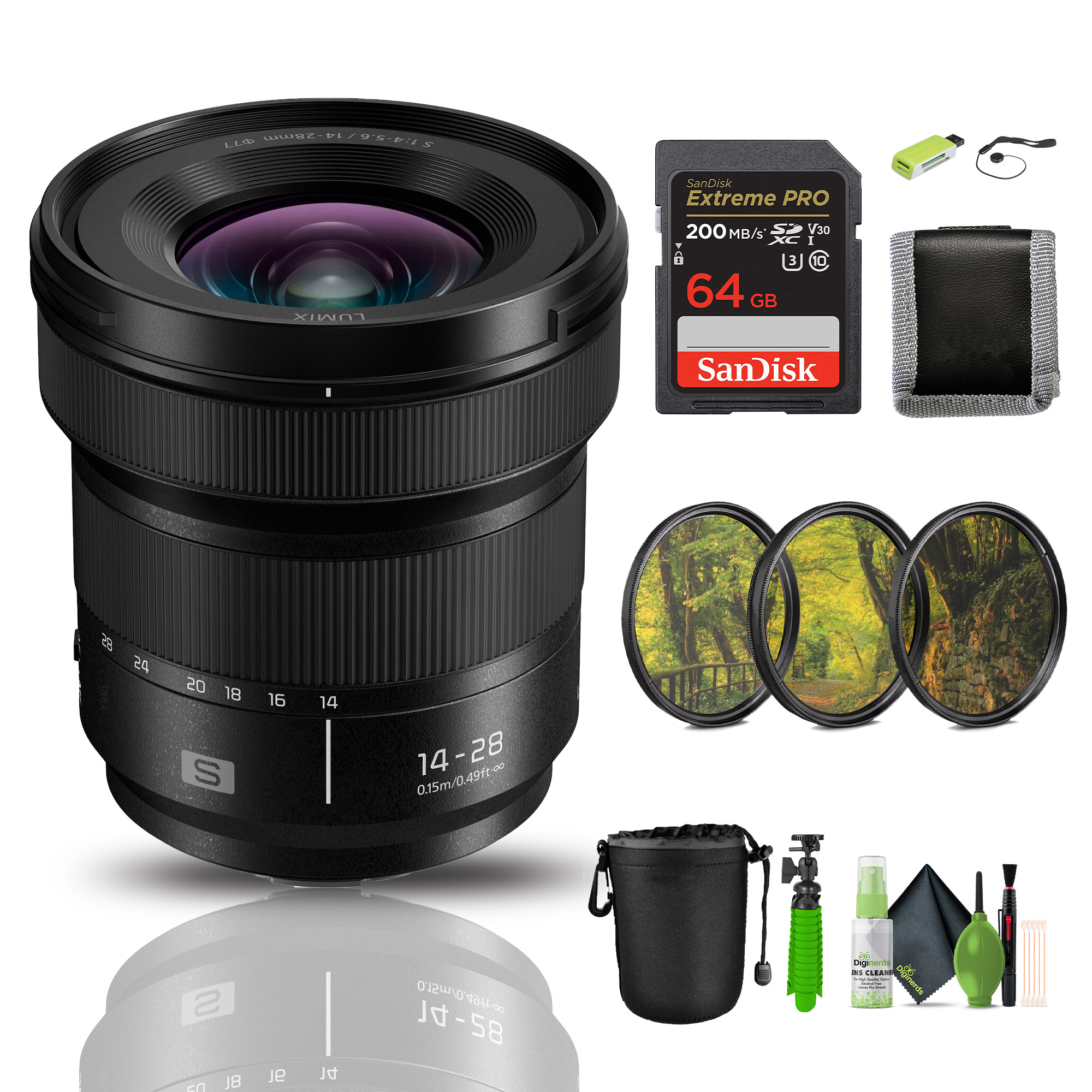 Panasonic LUMIX S Series Camera Lens, 14-28mm F4-5.6 Ultra Wide