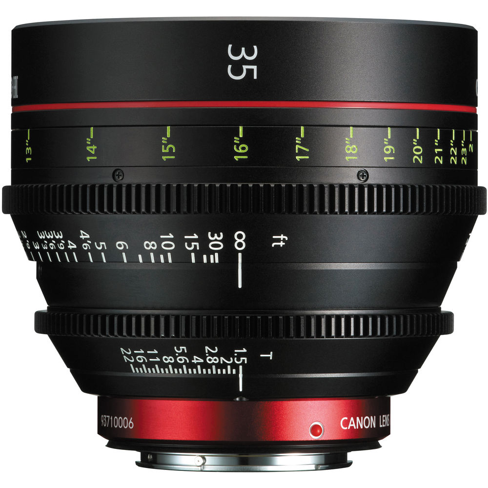 Canon CN-E 35mm T1.5 L F Cinema Lens (EF Mount) + Padded Lens Case + More Bundle - Picture 2 of 6