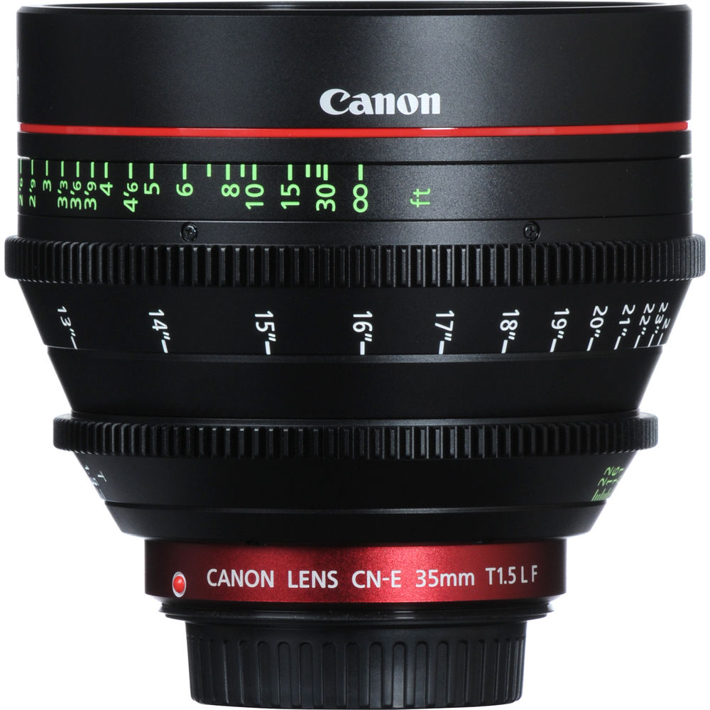 Canon CN-E 35mm T1.5 L F Cinema Lens (EF Mount) + Padded Lens Case + More Bundle - Picture 4 of 6