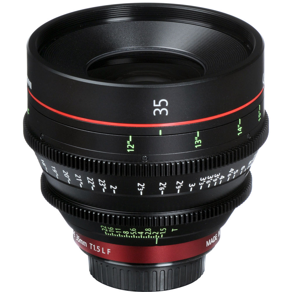 Canon CN-E 35mm T1.5 L F Cinema Lens (EF Mount) + Padded Lens Case + More Bundle - Picture 5 of 6