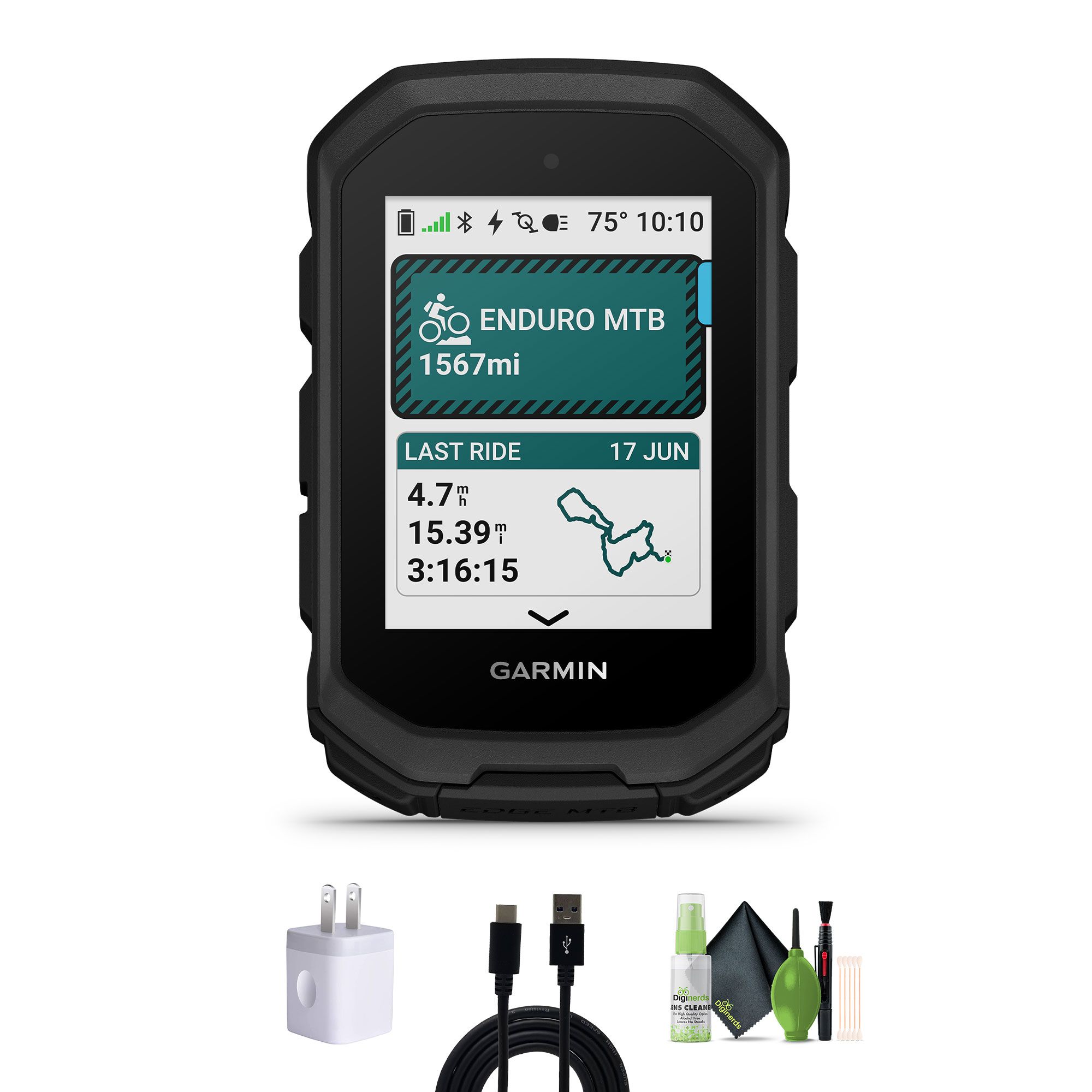 Garmin Edge MTB, Rugged GPS Bike Computer Bundle 94148737119|