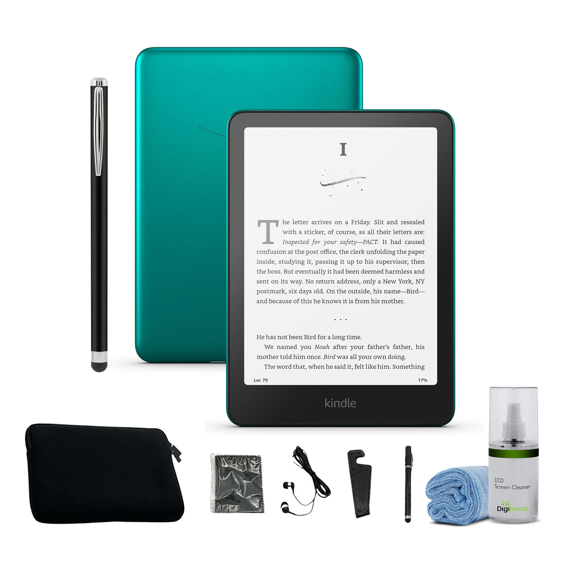 Kindle Paperwhite Signature Edition (32 GB) Metallic Jade Starter