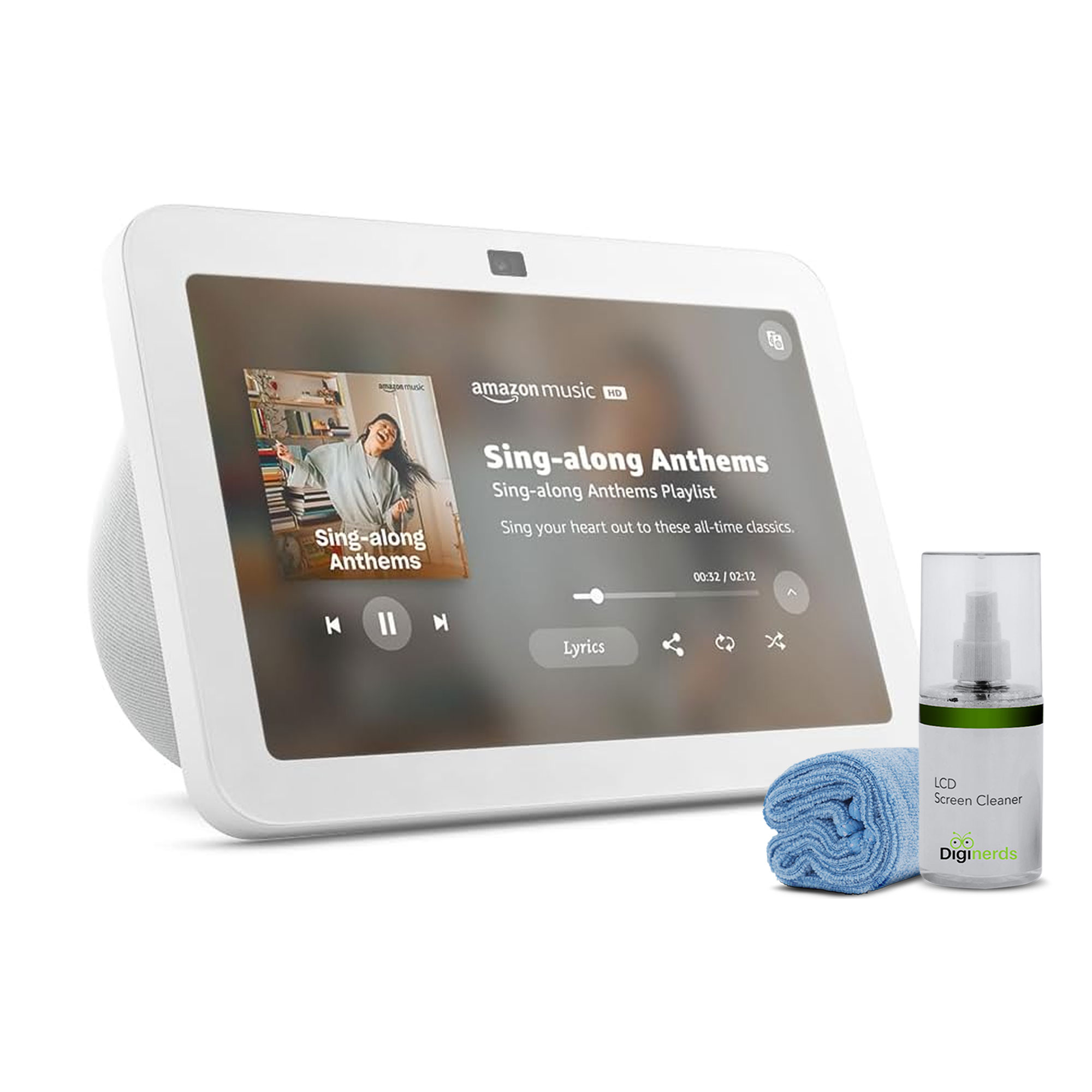 画面ヒビあり Amazon Echo Show 8 第3世代 本体 ホワイト Echo Show 8 (3rd Generation) 8-inch Smart Display with Alexa