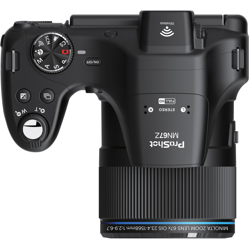 Minolta Pro Shot 20 MP HD Digital Camera with 67X Zoom, 1080P HD