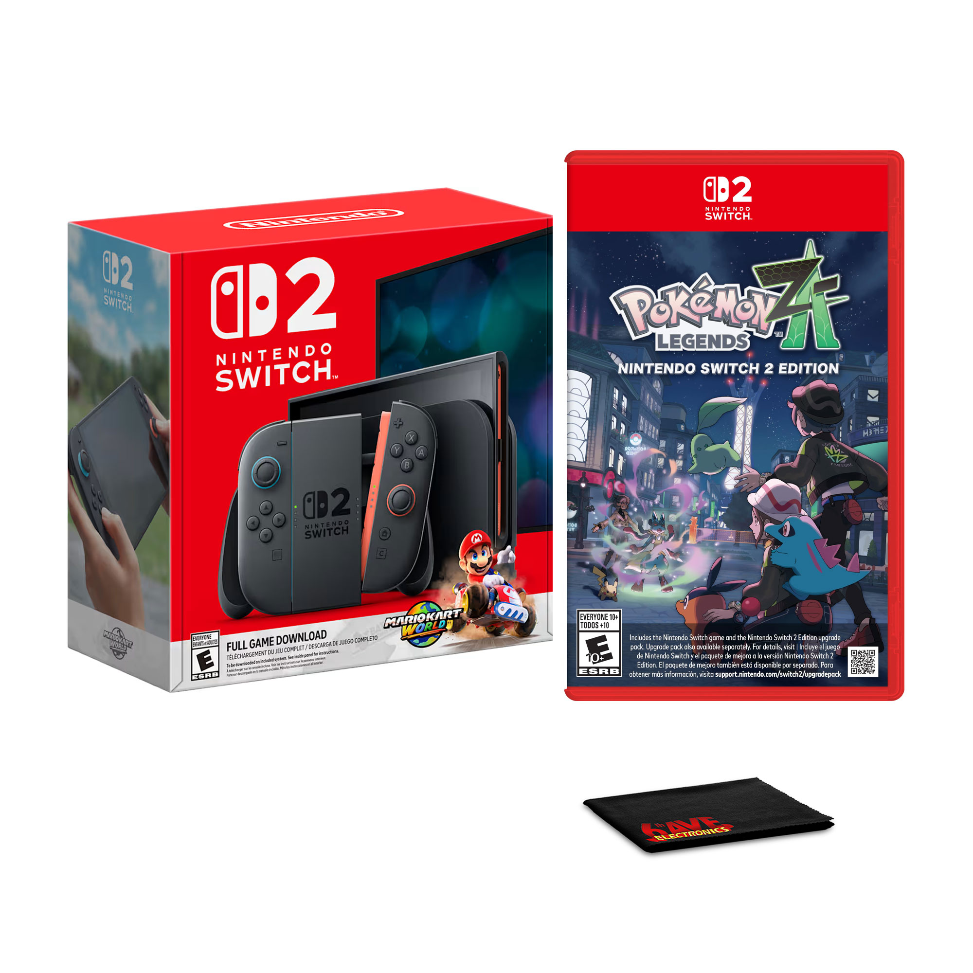 Nintendo Switch 2, Mario Kart World Bundle, Pokémon Legends: Z-A