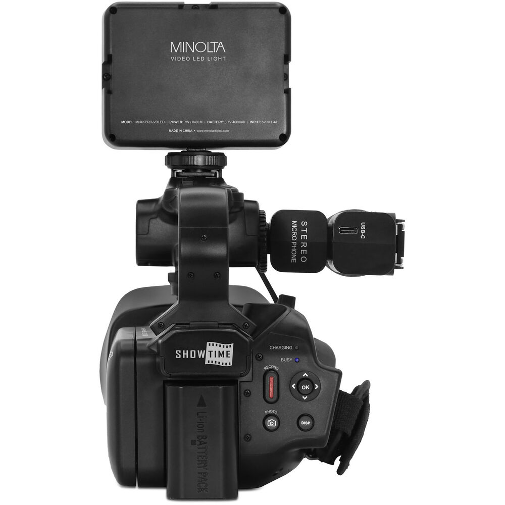 Minolta MN4KPRO UHD 4K60 Camcorder Kit, 64GB SDHC/SDXC UHS-I Card Memory Card - Picture 4 of 8