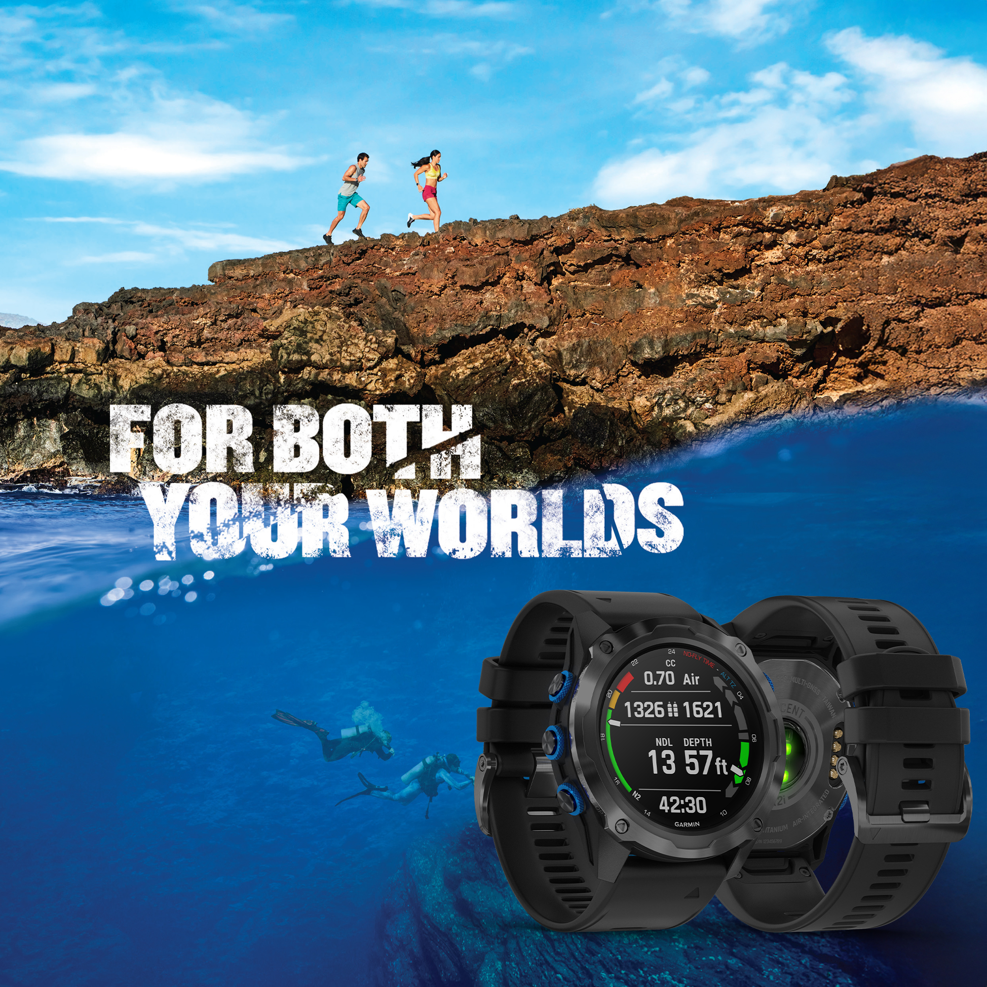 Garmin Descent Mk2i, Watch-Style Dive Computer with Air Integration, Multisport