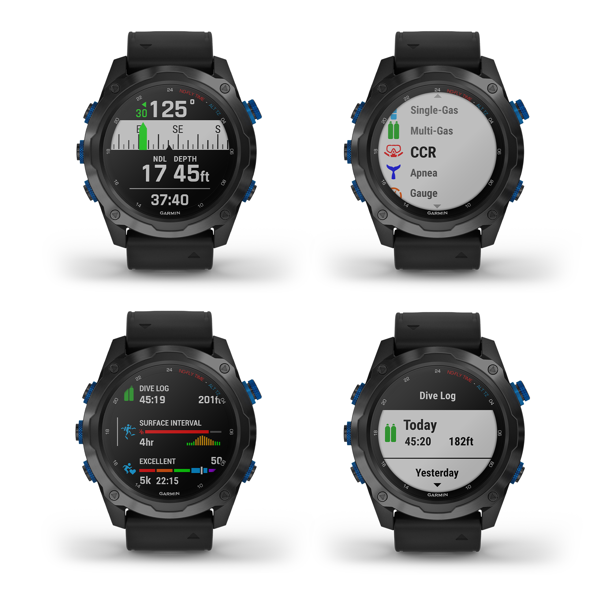 Garmin Descent Mk2i, Watch-Style Dive Computer with Air Integration, Multisport