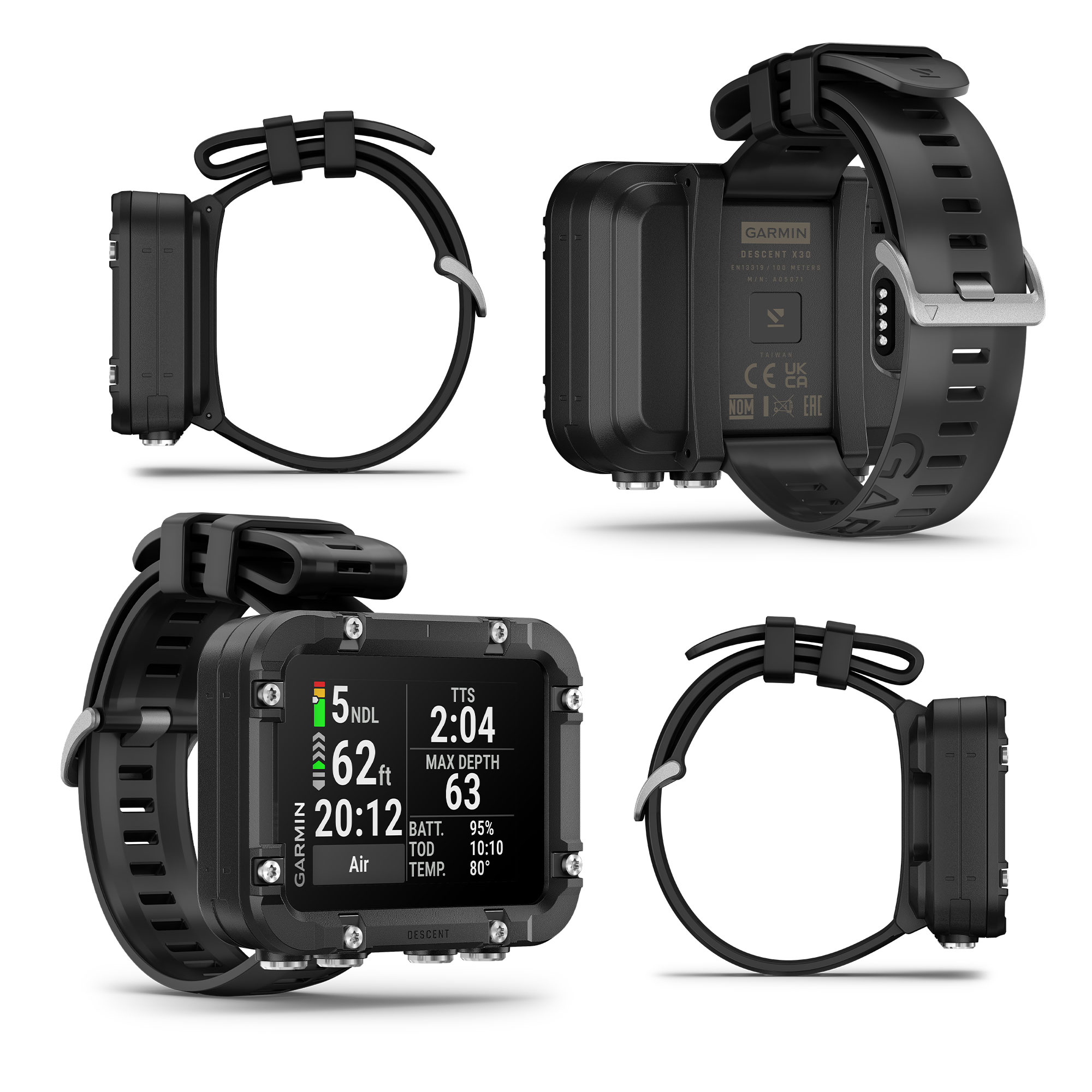 Garmin Descent X30 Dive Computer 2.4-inch Display Multi-Gas GPS