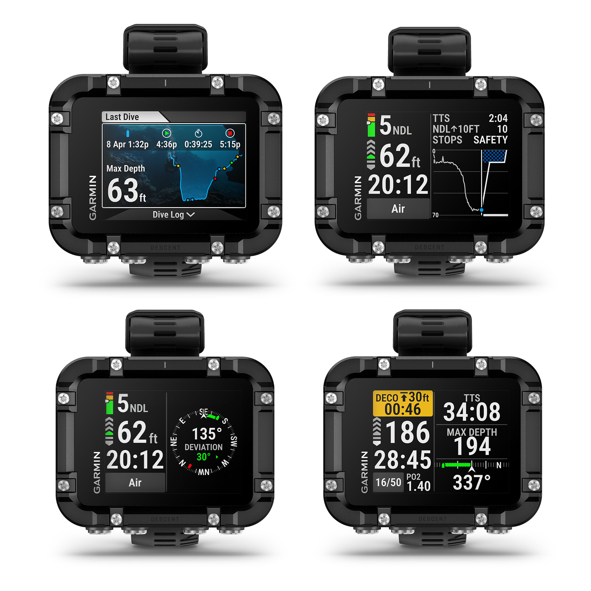Garmin Descent X30 Dive Computer 2.4-inch Display Multi-Gas GPS