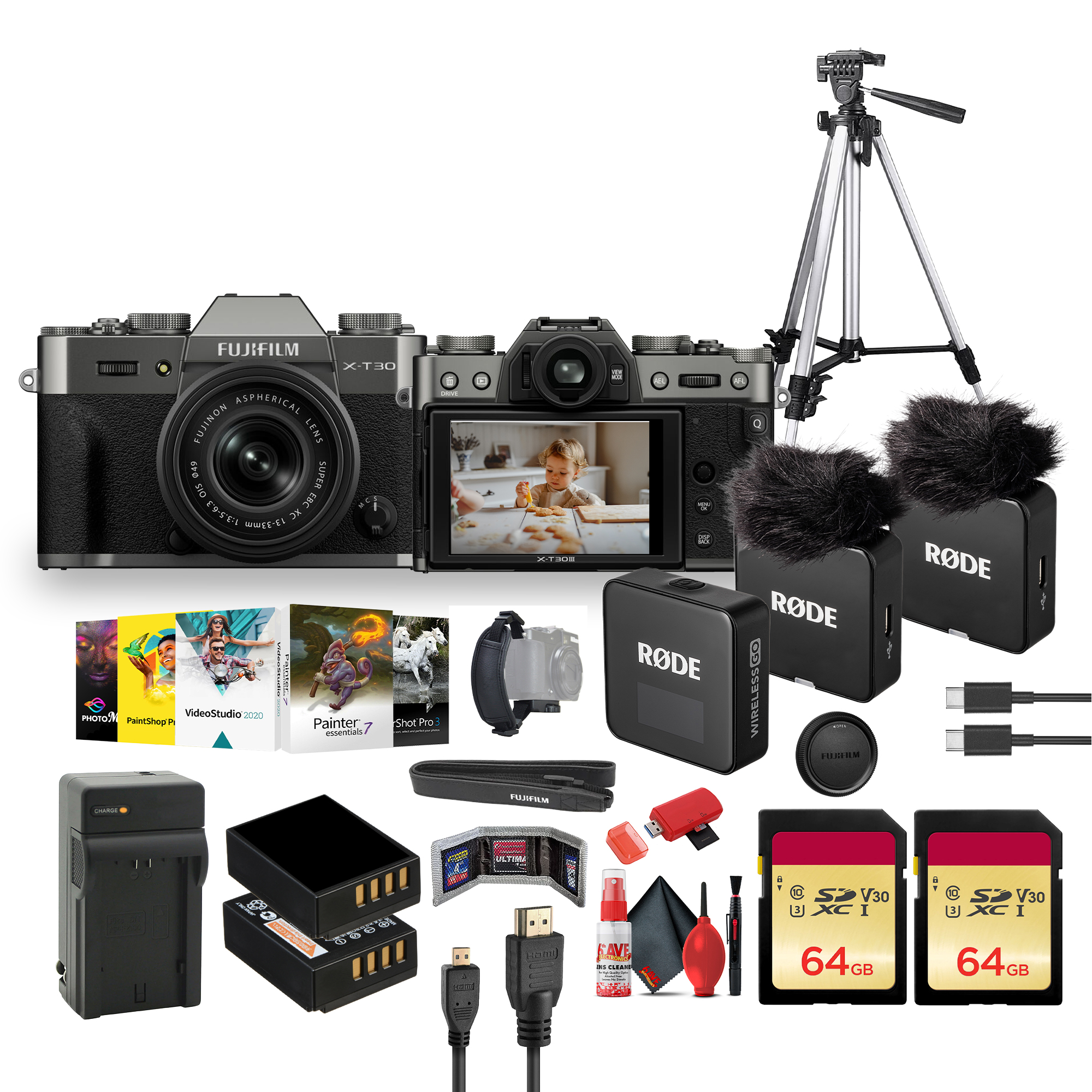 FUJIFILM X-T30 III 本体+おまけ FUJIFILM X-T30 III Mirrorless Camera with 13-33mm f/3.5-6.3 Lens