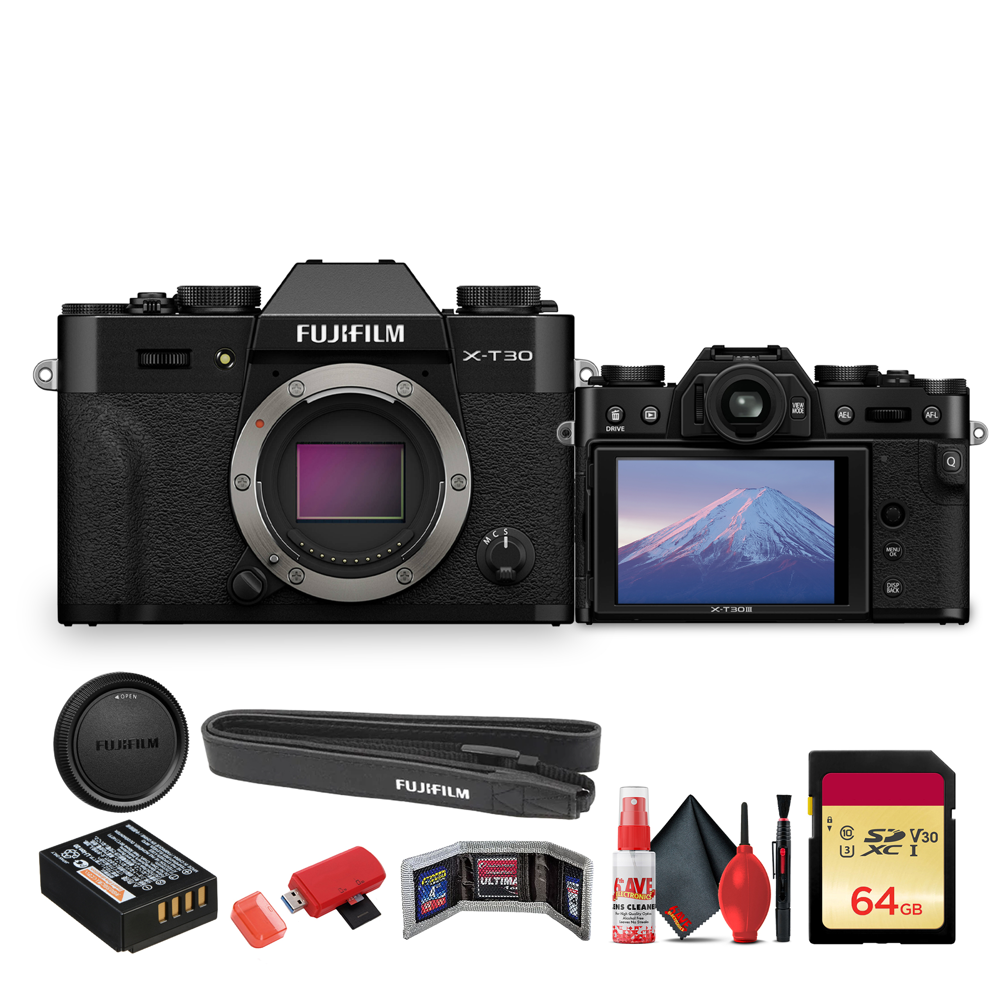 【中古】「非常に良い」Fujifilm X-T30 Mirrorless Digital Camera [Body only] International Version - Black Amazon.com : Fujifilm X-T30 Mirrorless Digital Camera, Black (Body