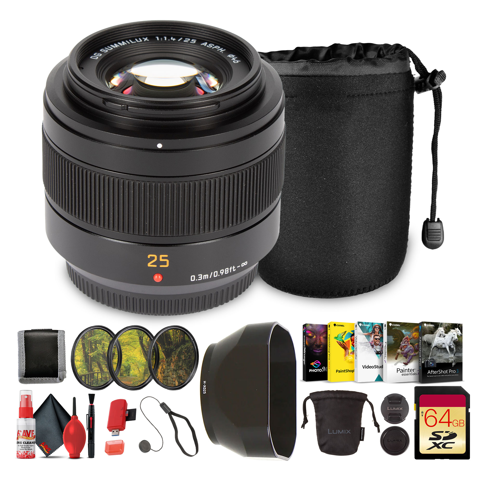 Panasonic Leica DG Summilux 25mm f/1.4 II ASPH. Lens | eBay