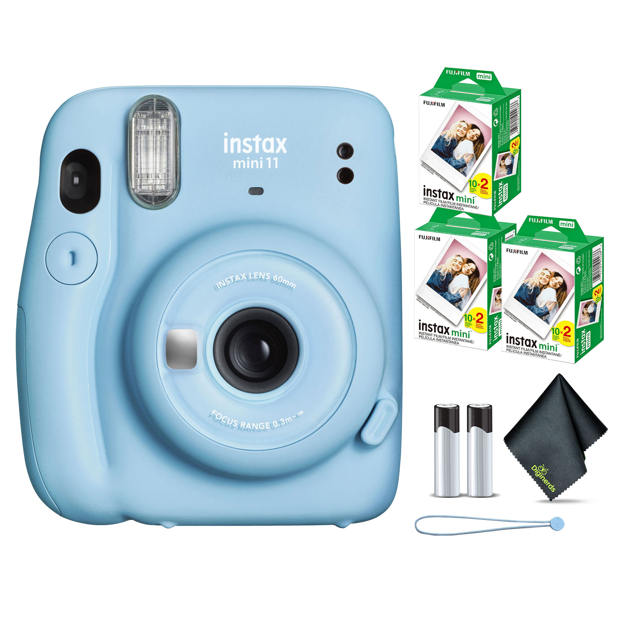 Фотокамера мгновенной печати FUJIFILM INSTAX MINI 11 с 60-кратной пленкой