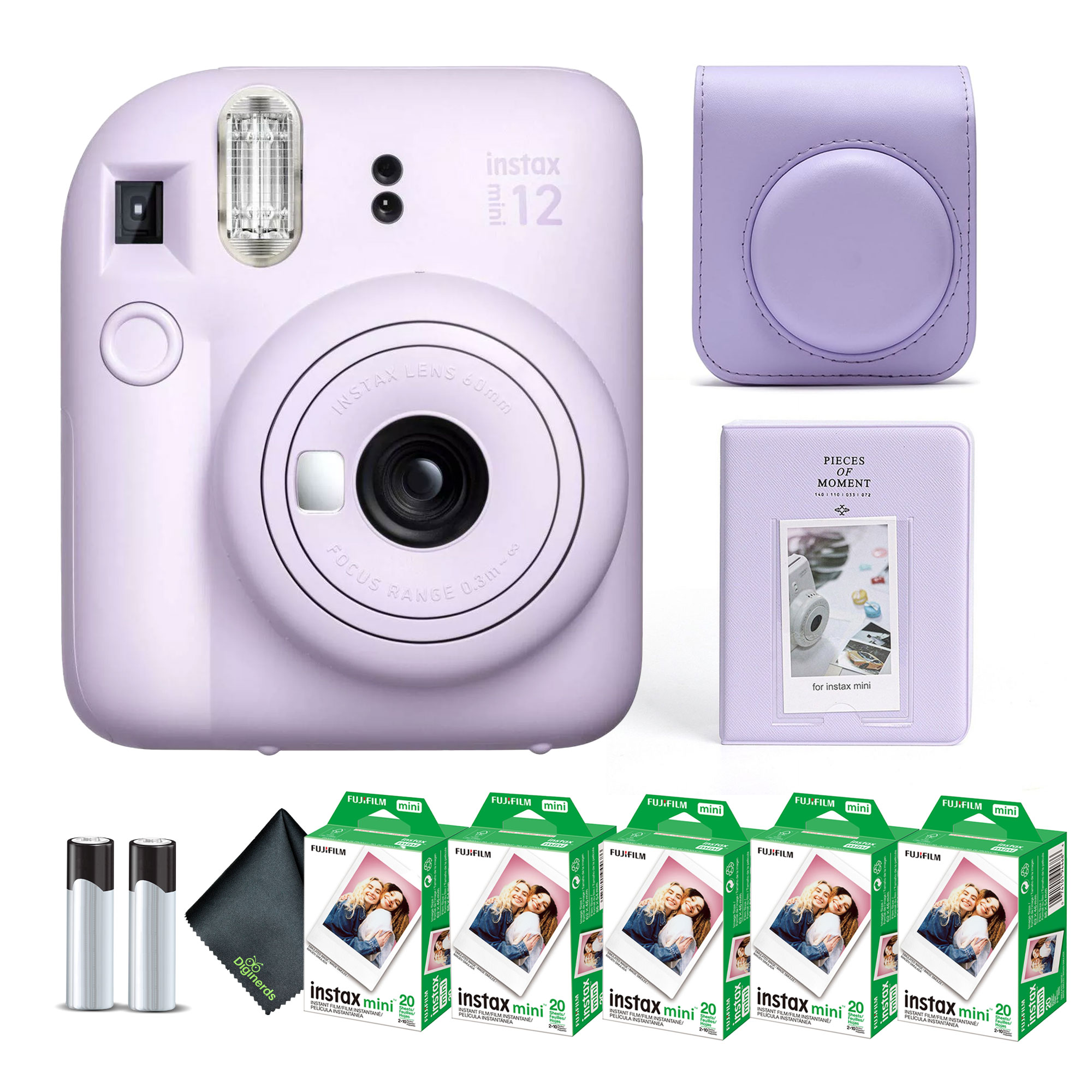 FUJIFILM INSTAX MINI 12 Instant Film Camera with Instant Film
