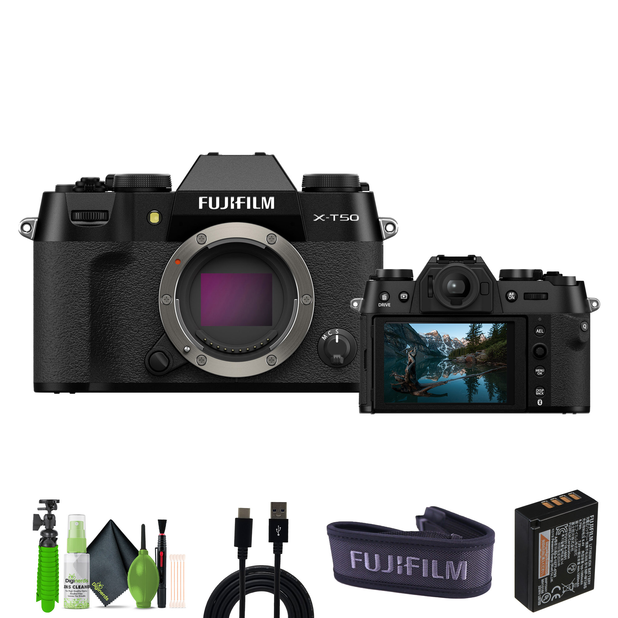 Беззеркальный цифровой фотоаппарат Fujifilm X-T50+ Аксессуары