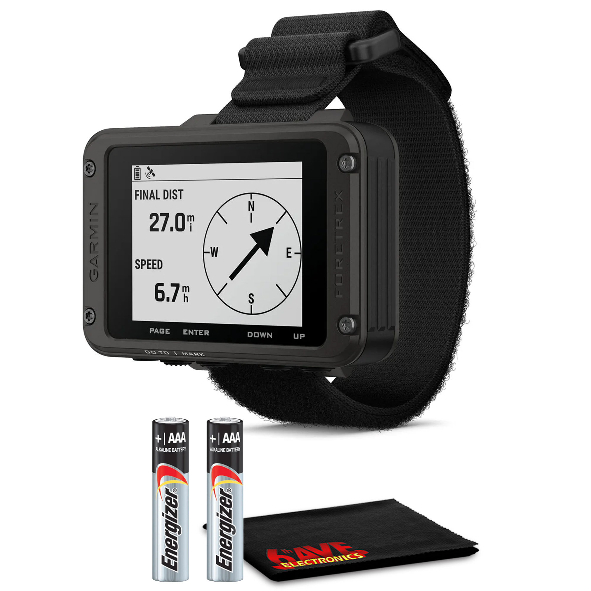 GPS-навигатор Garmin Foretrex 801 устанавливаемый на запястье с усовершенствованной системой GNSS на ремешке 51590₽