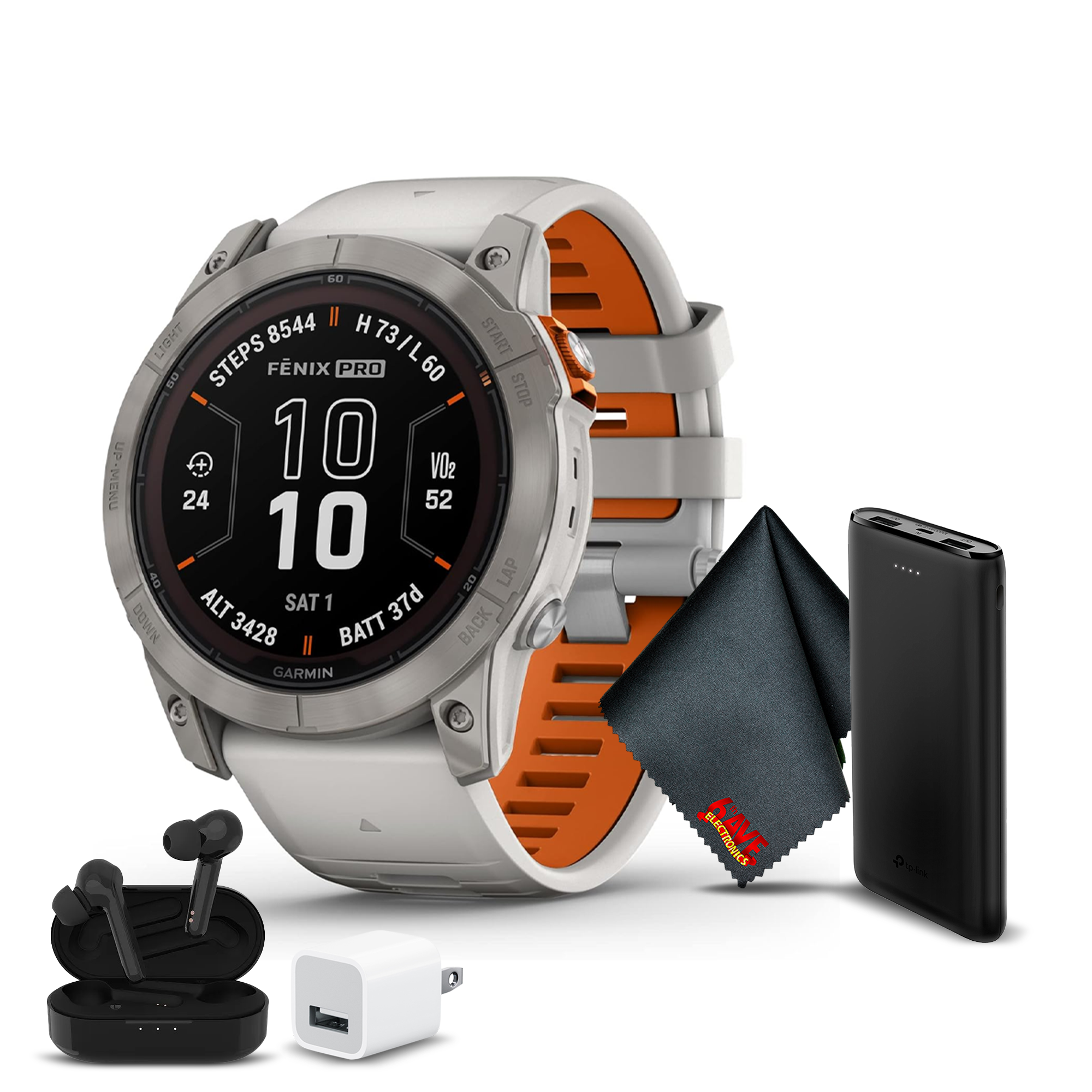 Garmin Fenix 7 Pro Solar Sapphire Edition Titanium Fog Gray