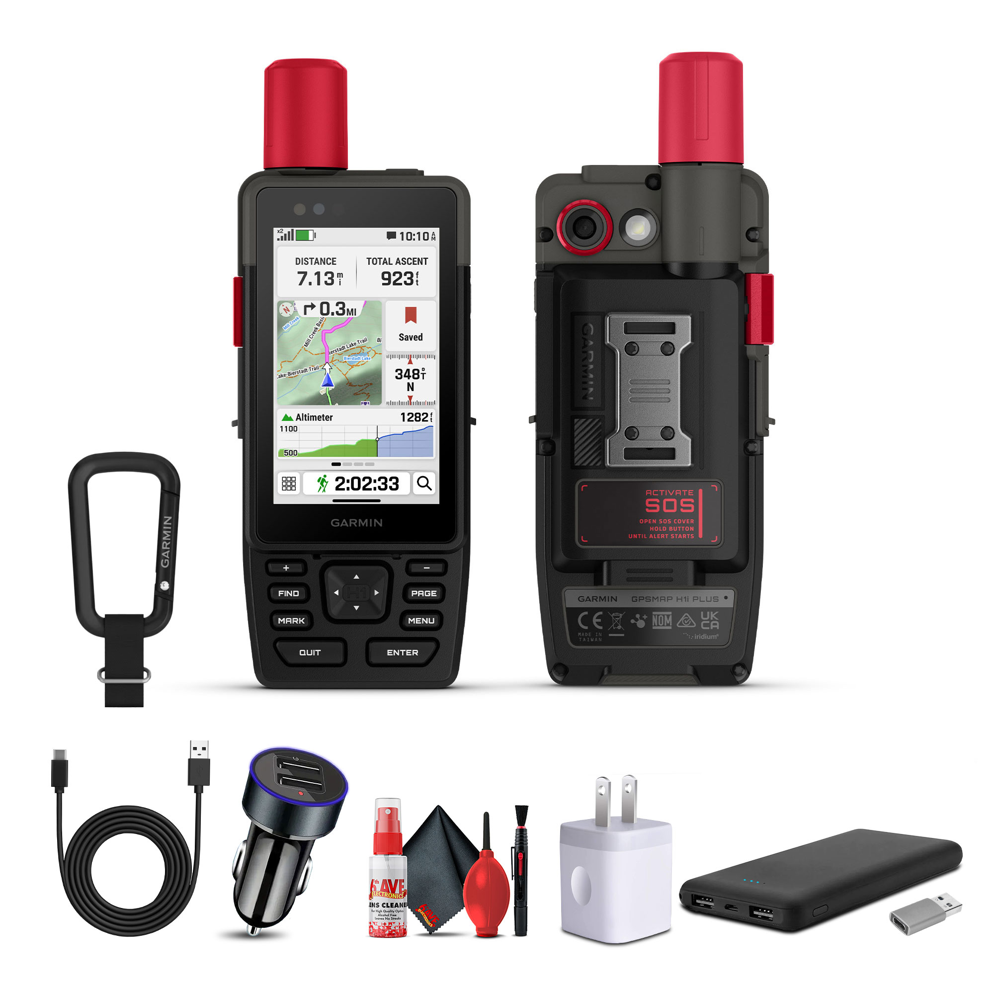 Garmin GPSMAP H1i Plus, Premium GPS Handheld Navigator with inReach Plus