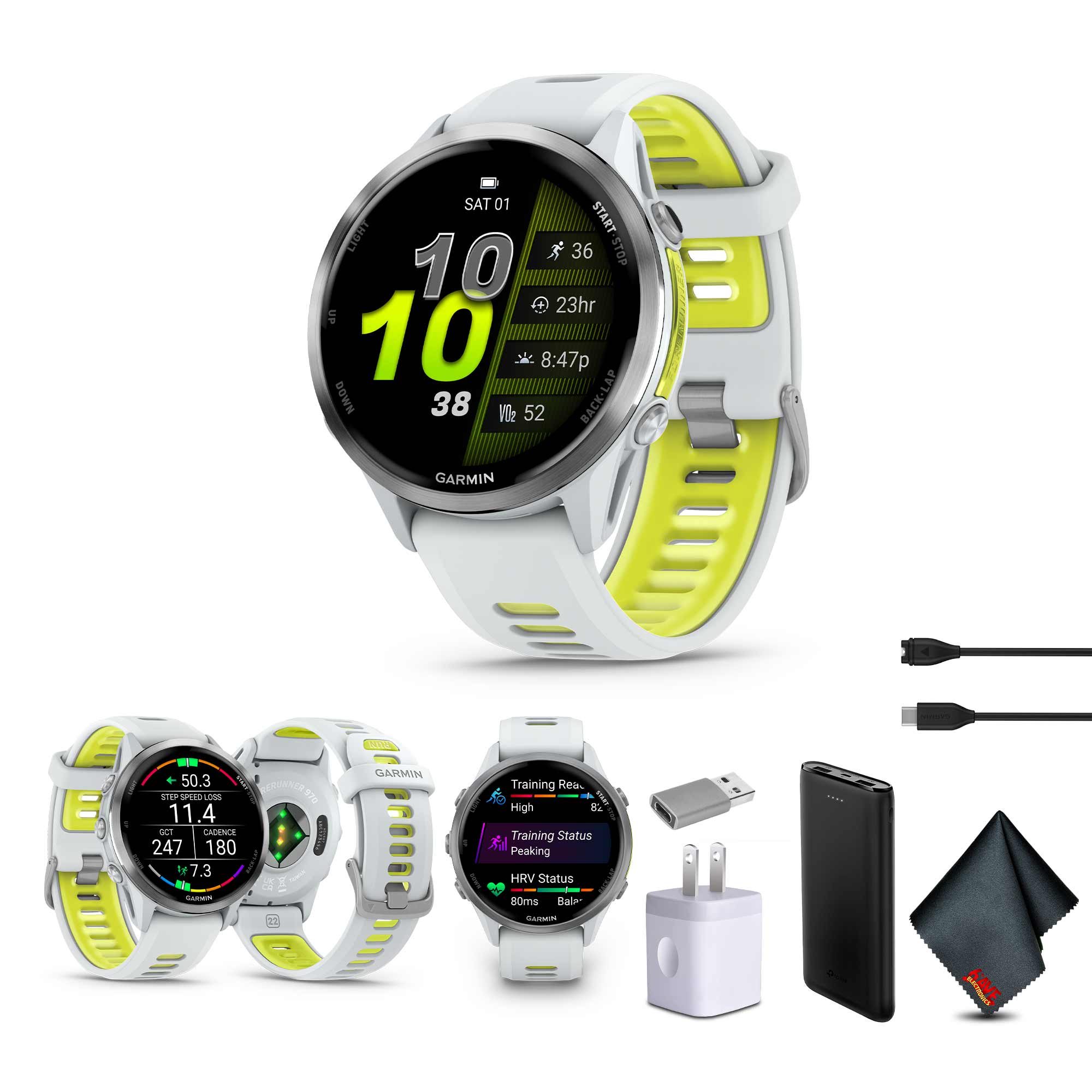 Garmin Forerunner 970 Running Smartwatch, GPS Fitness Smart Watch For Men And