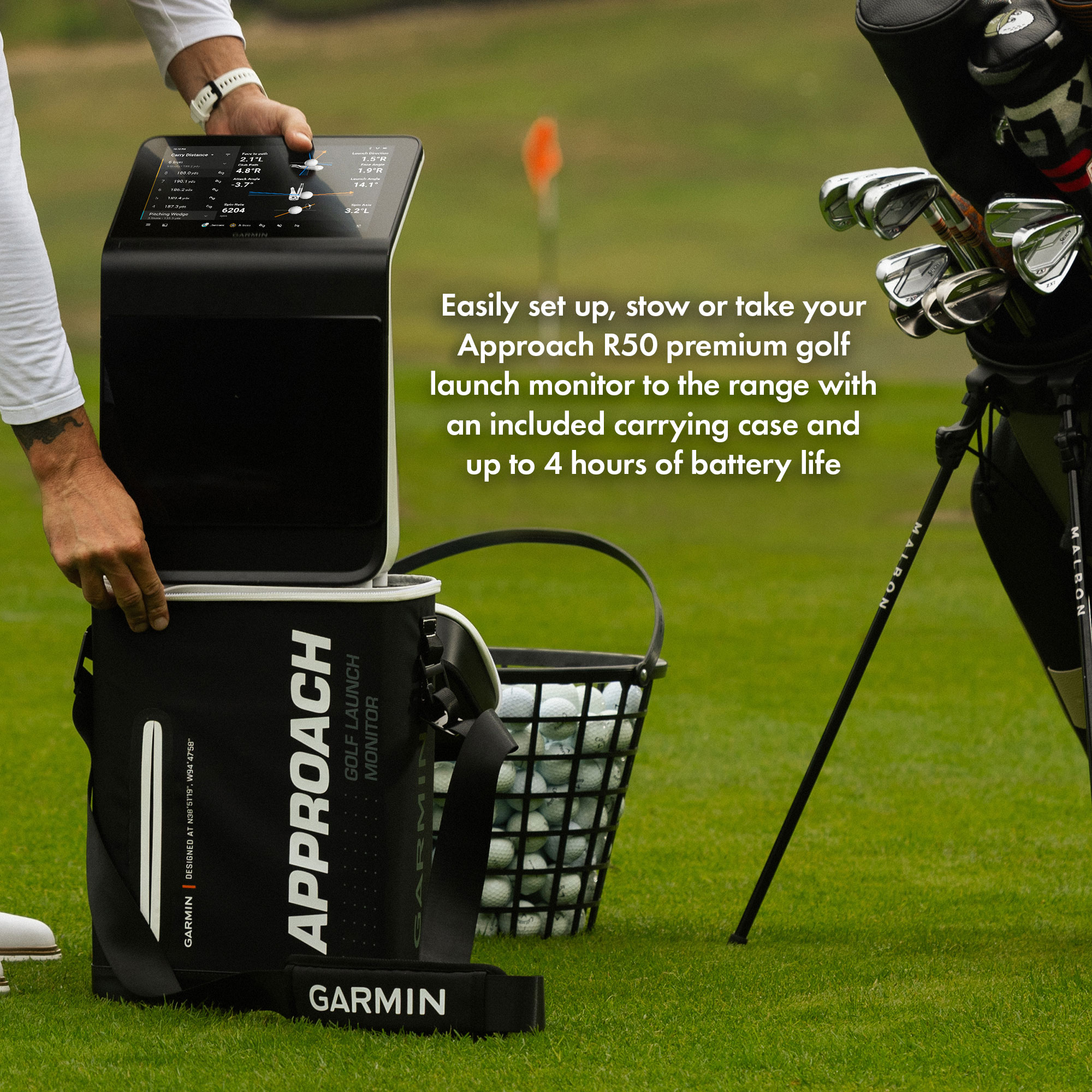 Garmin Approach R50 Premium Golf Launch Monitor and Simulator Bundle - Picture 6 of 8