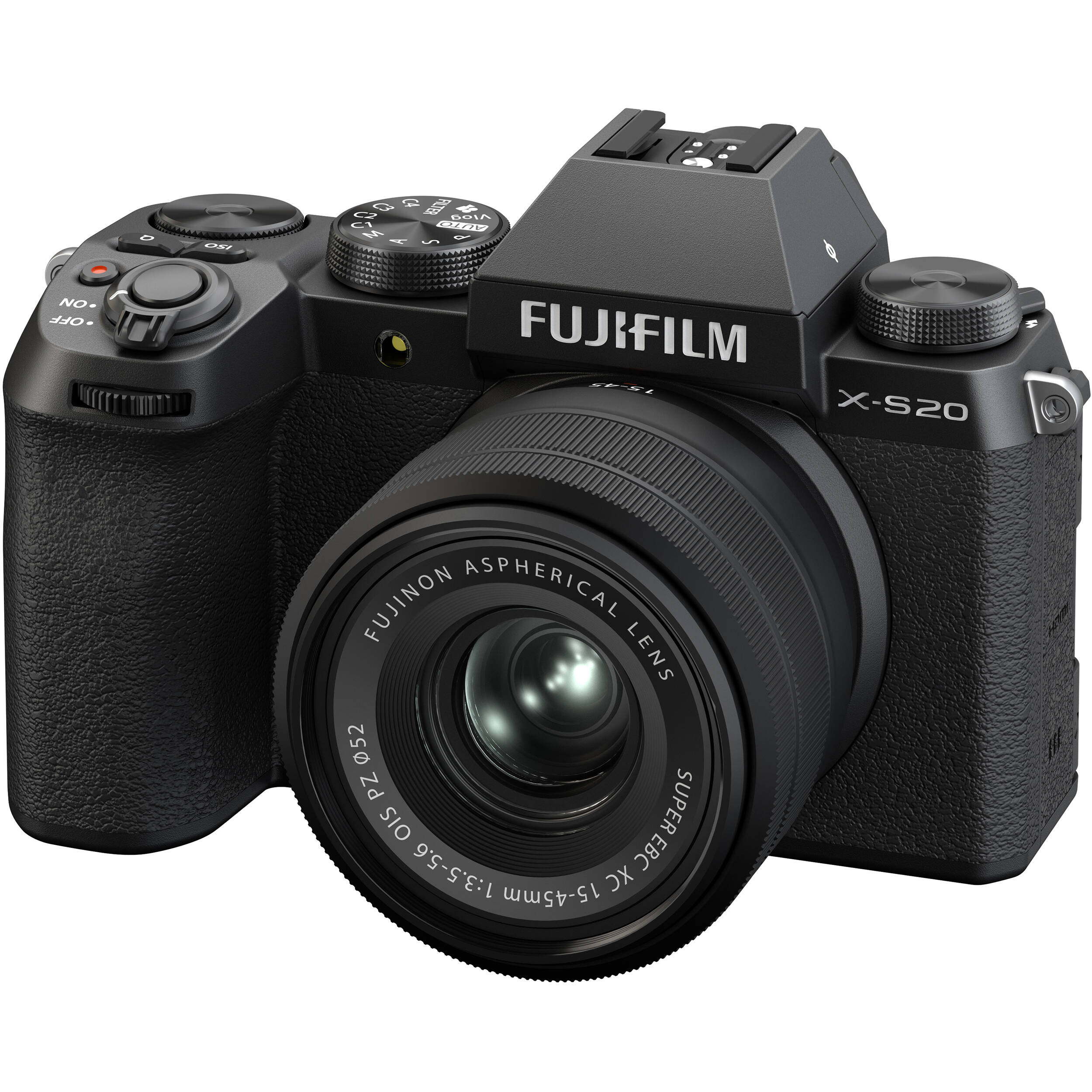 FUJIFILM X-S20 Mirrorless Camera With 15-45mm Lens 15 PC Vlogging - Main Image