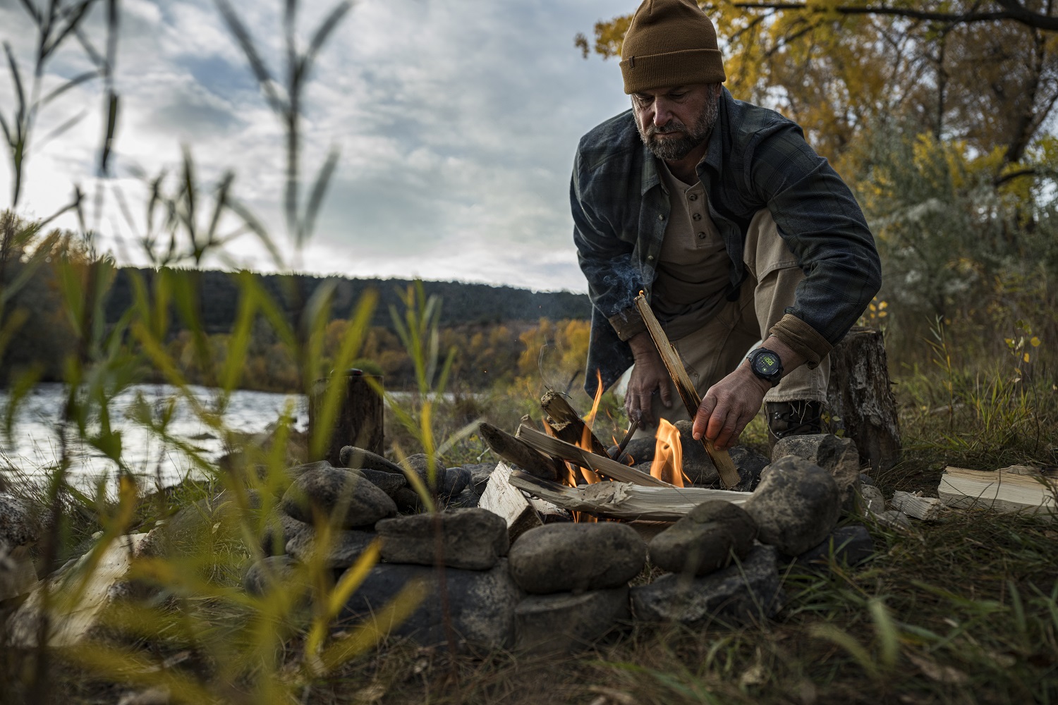 Garmin Instinct 3 45mm, Solar Charged Smartwatch Unlimited Battery Life Black