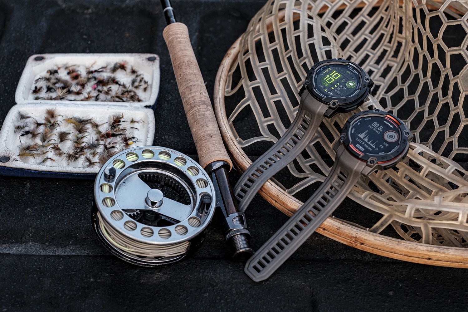 Garmin Instinct 3 45mm, Solar Charged Smartwatch Unlimited Battery Life Black