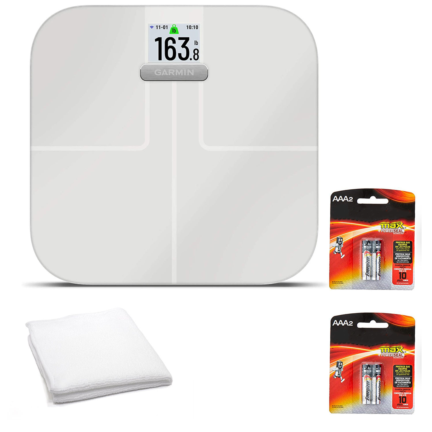 Garmin Index S2 Smart Scale with Wireless Connectivity-White