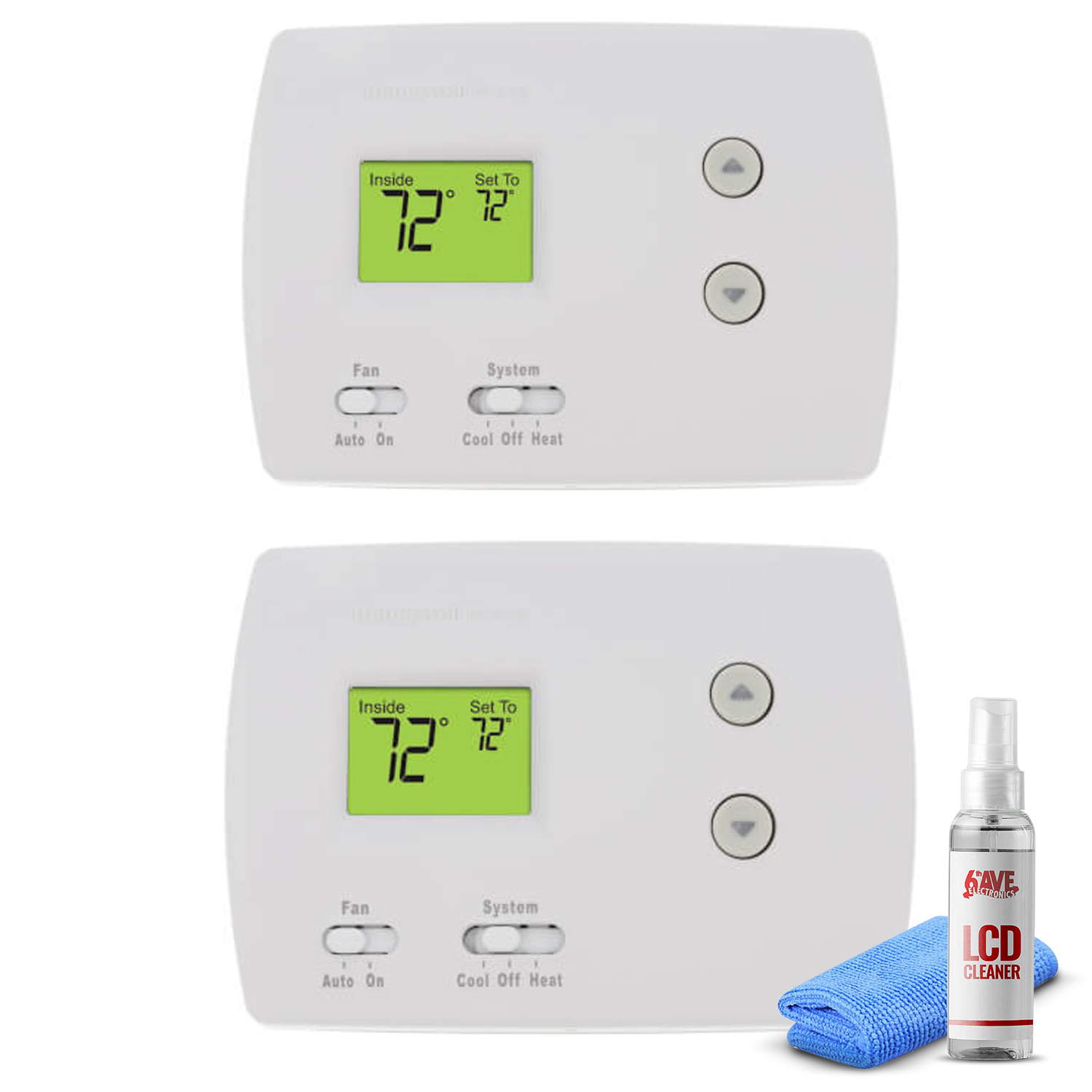 No Power Honeywell Proseries Thermostat Not Cooling 2-Pack