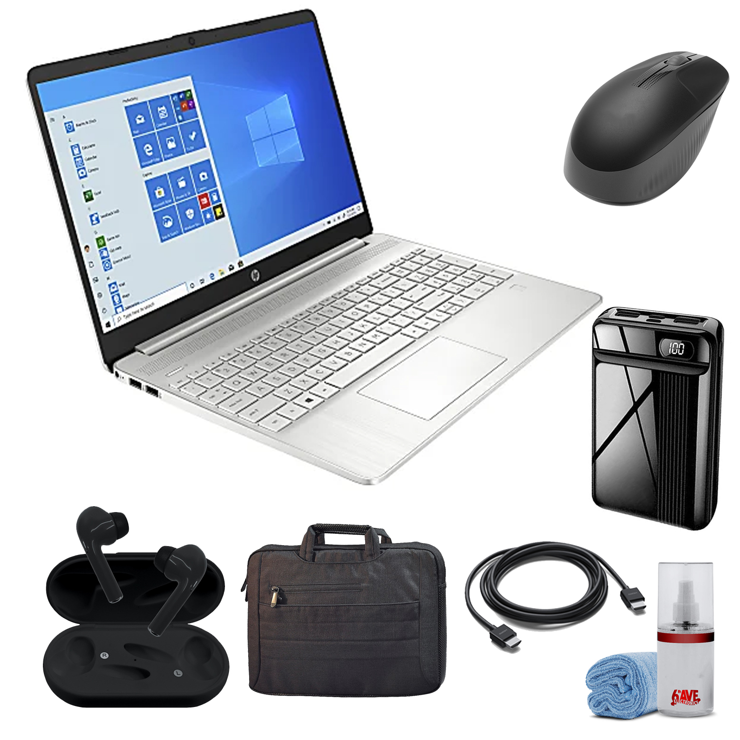 HP 15.6 inch Laptop (15-dy2091)-Silver W/Accessories 196068320027 | eBay