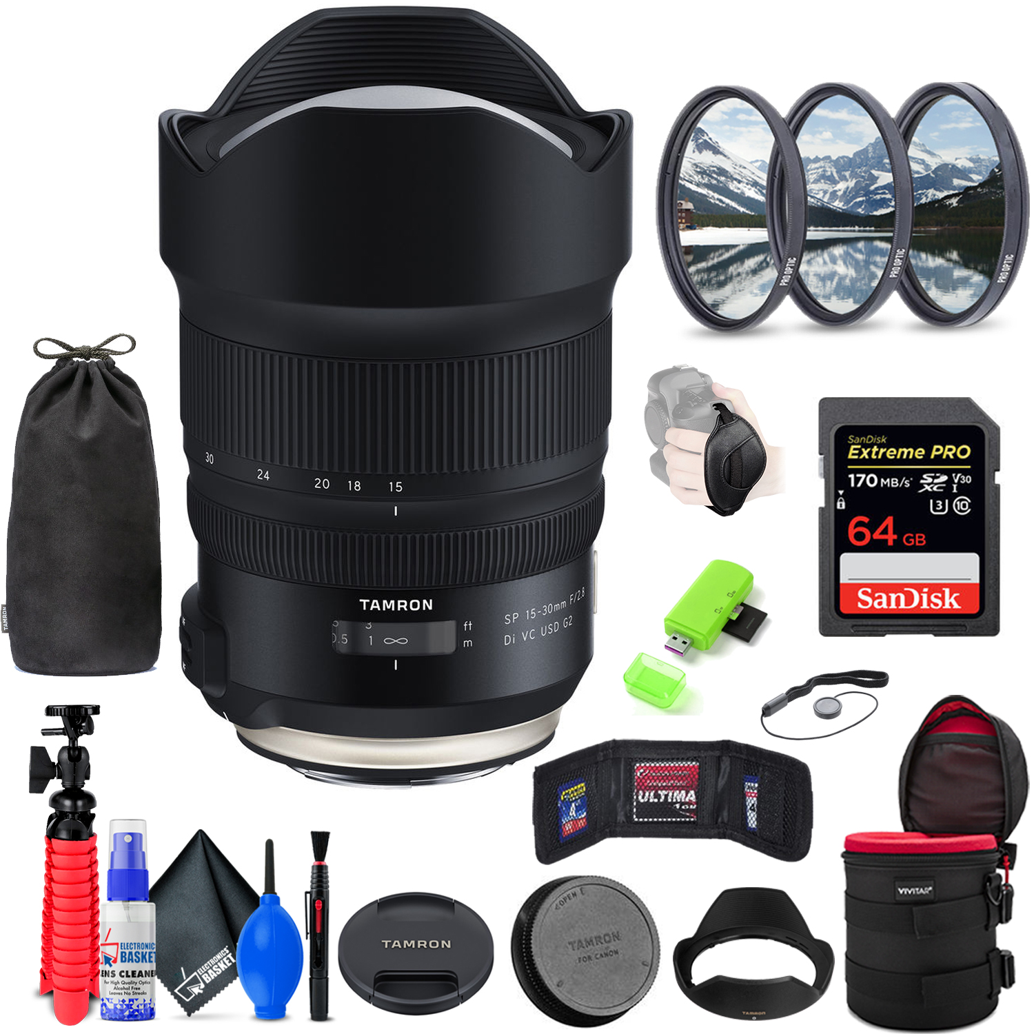 Tamron SP 15-30mm f/2.8 Di VC USD G2 Lens for Nikon F +